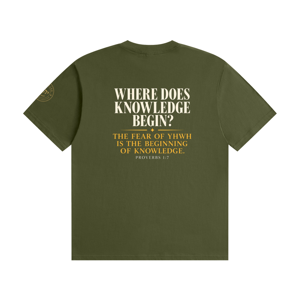 The Beginning of Knowledge Tee