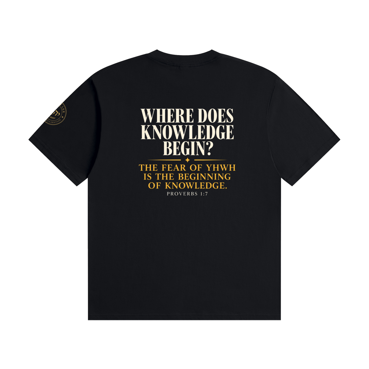 The Beginning of Knowledge Tee