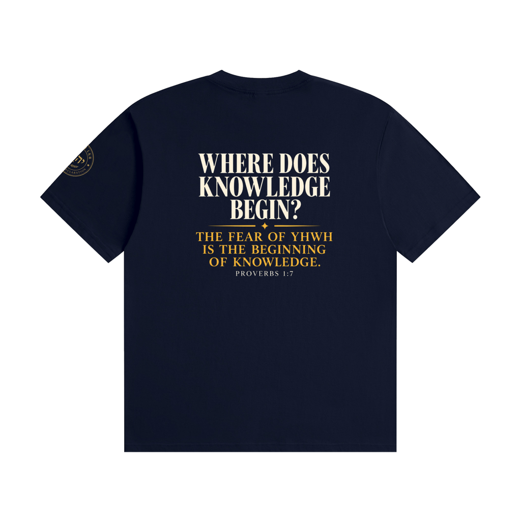 The Beginning of Knowledge Tee