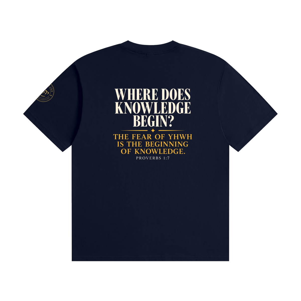 The Beginning of Knowledge Tee